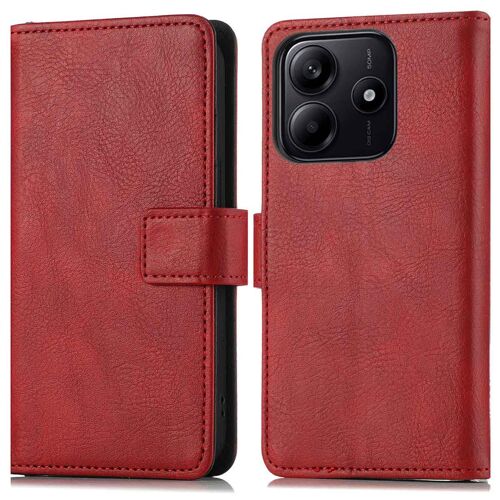 imoshion Étui de télephone portefeuille de luxe Xiaomi Redmi Note 14 (5G) Rouge