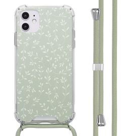 Imoshion Coque Design Avec Cordon Iphone 11 Smoke Green Flowers