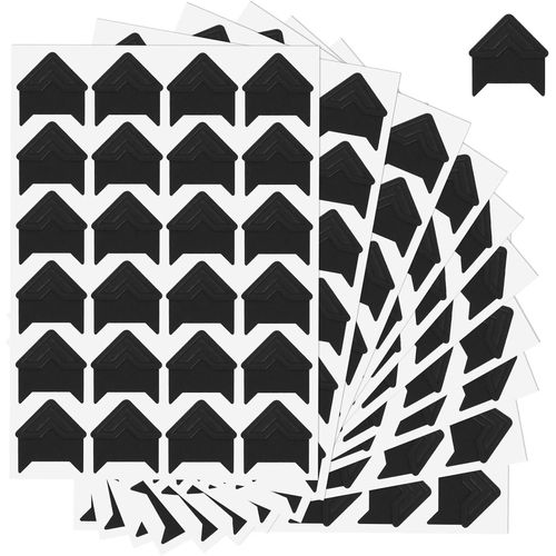 Ershi-Coins Photo Autocollants, 240 Pièces Coins De Photo Pour Scrapbooking 10 Feuilles Coins Photo Auto-Adhésifs Coins De Montage[3