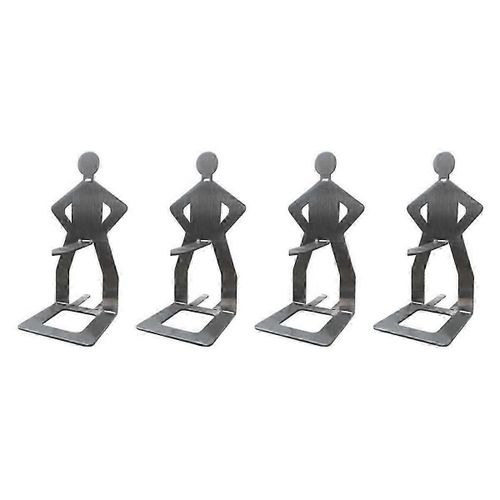 4pcs drôle BBQ accessoires Hot Dog saucisse support support Portable barbecue rack rôti en acier inoxydable