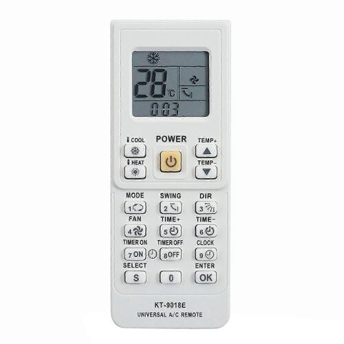 Télécommande universelle de climatiseur pour LG Aux KT-9018E