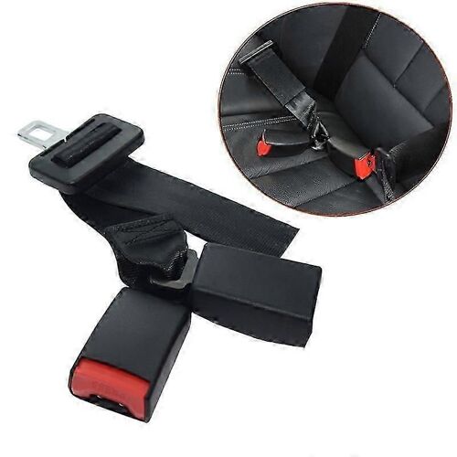 Un Support Et Deux Sangle D'extension Voiture Arrière Siège Biplace Connecteur De Ceinture De Sécurité