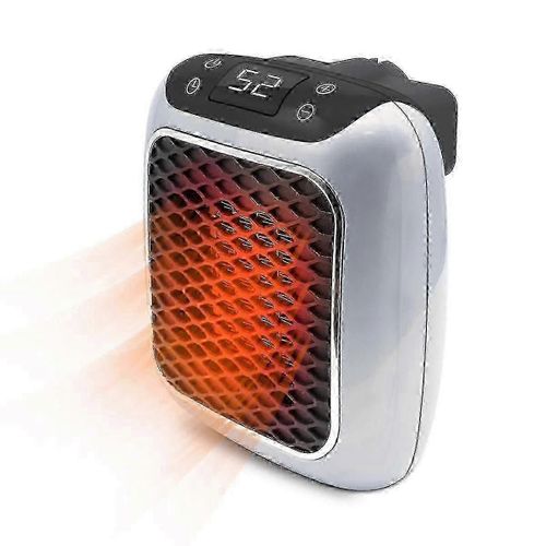 Mini radiateur soufflant compact de 800 W avec télécommande et prise de courant portable UK Plug pour une chaleur rapide