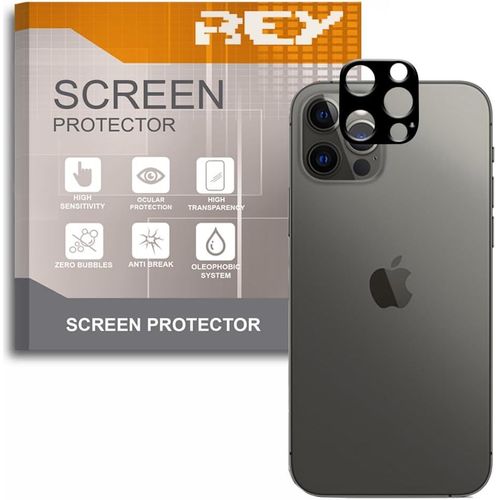 KAL-Verre Trempé 3D Pour Caméra Pour Iphone 12 Pro (6,1"") - Iphone 12 Pro Max (6,7""), Noir, Protecteur D'Écran Qualité Supérieure, Protection Complète, 3D, 4D, 5D