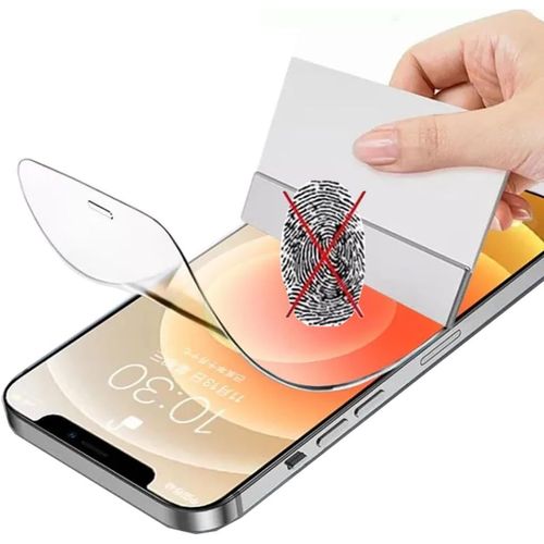 Kal-2pcs Film D'hydrogel Mat Anti-Empreintes Digitales Pour Iphone 12 Pro Max 6.7" Anti-Éblouissement Flexible Transparent Haute Sensibilité Tpu Antidéflagrant Film De Protection D'écran