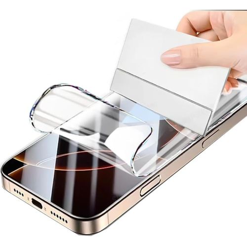 Kal-2pcs Film Hydrogel Anti - Poussière Pour Iphone 16 5g 6.1"" Gel Film Tpu Film De Protection D'écran Flexible Hd Clear Fingerprint Unlock, Ultra Mince