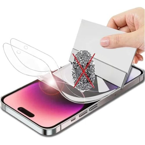 KAL-2Pcs Film D'Hydrogel Mat Anti-Empreintes Digitales Pour Iphone 14 Pro 6.1" Anti-Éblouissement Flexible Transparent Haute Sensibilité Tpu Antidéflagrant Film De Protection D'Écran