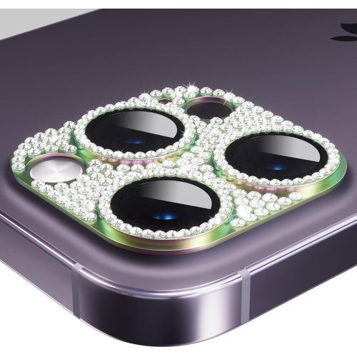 KAL-Compatible Avec Iphone 13 Pro Max/13 Pro - Protection D'Objectif D'Appareil Photo En Verre Trempé 9H - Transparent - Anti-Rayures