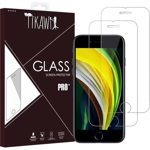 Kal-Verre Trempé Compatible Iphone 7 Et Iphone 8 (4.7"") [Pack De 2] Film De Protection En Verre, Haute Résistance (9h) Et Sans Bulles D'air, Installation Rapide Et Facile