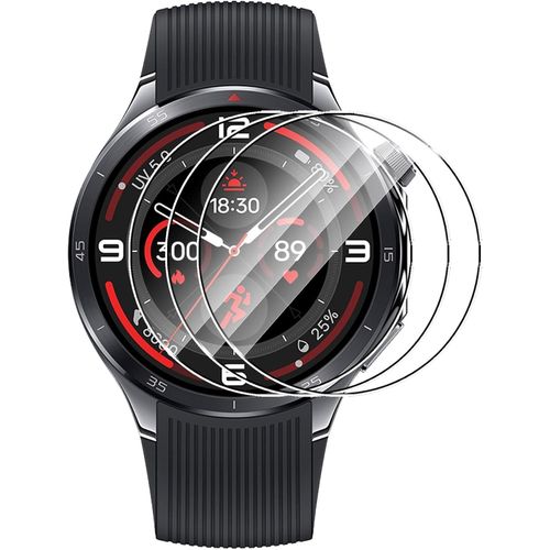 Kal-3 Pièces Protection Écran Pour Oneplus Watch 3 Verre Trempé Avec, Installation Facile, Sans Bulles, Anti-Rayures