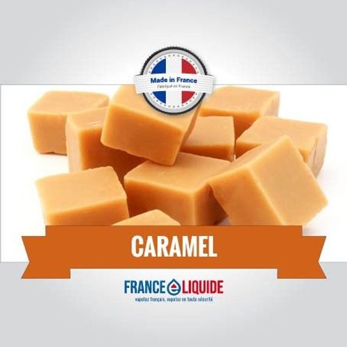 E-liquide arôme caramel 6MG 10ml 70% PG / 30% VG fabriqué en France