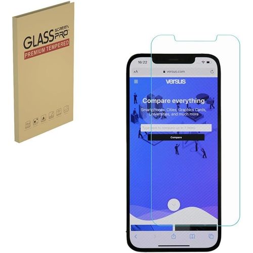 Kal-Lot De 2 Films De Protection D'écran Pour Iphone 12 Pro Max (6,7"") -Dureté 9h -Anti-Rayures -Hd -Transparent -Dureté 9h -Résistant Aux Rayures -Hd