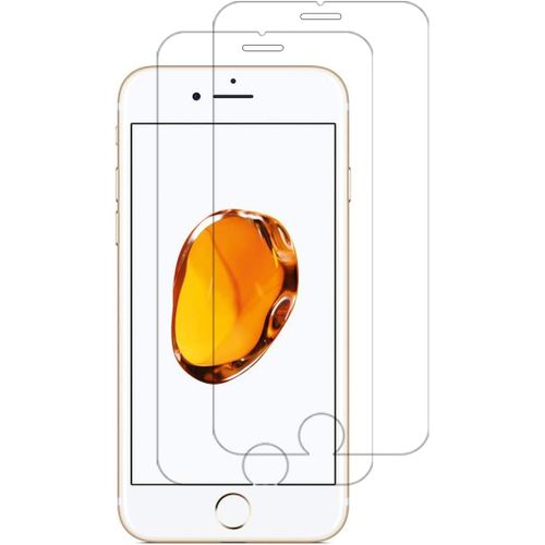 Kal-Verre Trempé Pour Iphone 6 Plus/6s Plus/7 Plus/8 Plus (Lot De 2)Film Protection Écran Compatible Avec Iphone 6 Plus/6s Plus/7 Plus/ 8 Plus, [0,33mm,Dureté 9h,Anti Rayures,Sans Bulles]