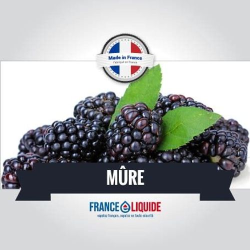 E-liquide arôme mûre 3MG 10ml 50% PG / 50% VG fabriqué en France