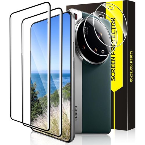 KAL-Lot De 2 + 2 Films De Protection D'Écran En Verre Blindé Pour Xiaomi 15 Ultra - Anti-Bulles - Anti-Poussière - Anti-Traces De Doigts - Ultra Hd - 15 Ultra - Couverture Complète
