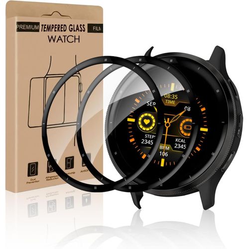 Kal-Lot De 2 Films De Protection D'écran En Verre Blindé Pour Garmin Venu 3 - Ultra Clair - Sans Bulles D'air - Anti-Traces De Doigts - 3d - Écran Complet - Haute Sensibilité - Anti-Poussière