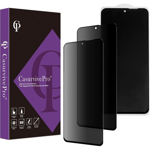 Kal-Lot De 3] Protection D'écran De Confidentialité Pour Xiaomi Redmi Note 13 Pro 5g En Verre Trempé Couverture Complète Anti-Espion