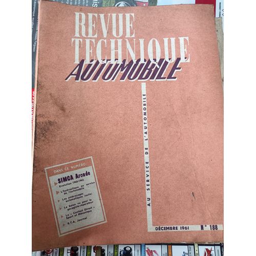 Rta Simca Aronde Évolution 1960-1962