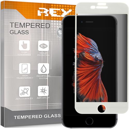 Kal-Verre Trempé Anti Espionnage Avec Cadre Bleu-Gris Pour Iphone 6 Plus - 6s Plus, Protecteur D'écran Qualité Supérieure