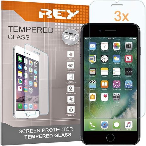 KAL-[Lot De 3] Verre Trempé Pour Iphone 7 Plus/Iphone 8 Plus, Protecteur D'Écran Qualité Supérieure