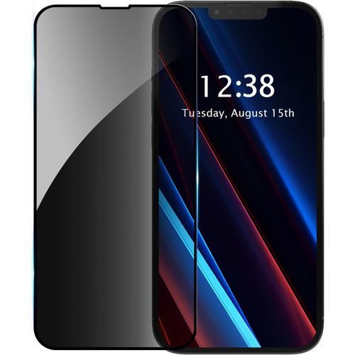 1 Pack Confidentialité Protection D'écran Film Compatible Avec Samsung Galaxy A14 5g,Hd Noir 9h Dureté, Anti-Espion Couverture Verre Trempé Privé