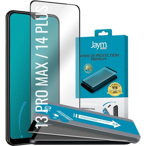 Kal-- Verre Trempé Premium Pour Apple Iphone 14 Plus / 13 Pro Max - Plat 2.5d - Garanti À Vie Renforcé 9h Ultra Résistant Qualité Supérieure Asahi - Applicateur Sur Mesure Inclus