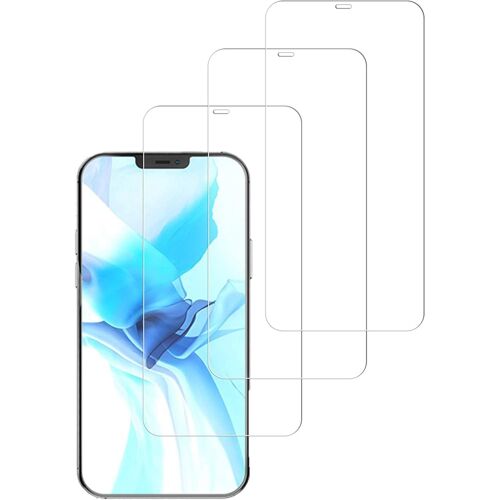 KAL-Lot De 3, Verre Trempé Pour Iphone 12 Pro Max 6,7, Iphone Xr, Film Protection Écran - Anti Rayures - Sans Bulles D'Air -Ultra Résistant (0,33Mm Hd Ultra Transparent) Dureté 9H Glass