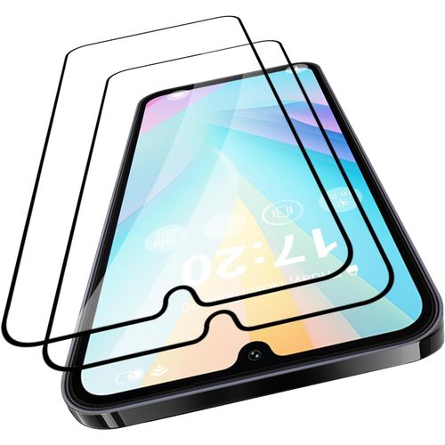 Kal-Lot De 2 Films De Protection D'écran En Verre Trempé Pour Samsung Galaxy A15 -Dureté 9h Hd -Sans Bulles -Précision Tactile 100 % -Résistant Aux Rayures -Sans Huile -Couverture Complète