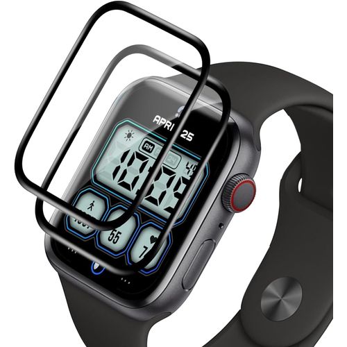 Kal-Lot De 2 Films De Protection D'écran En Verre Blindé Pour Apple Watch Series 7/8/9 (41 Mm), Verre De Protection Auto-Cicatrisant, Ultra Fin De 0,2 Mm, Sans Bulles, Résistant À L'huile Et Aux