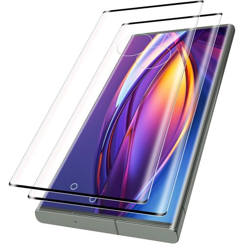 Kal-Lot De 2 Films De Protection D'écran En Verre Trempé Pour Samsung Galaxy S22 Ultra Dureté 9h Hd Sans Bulles Résistant À L'huile Et Aux Rayures