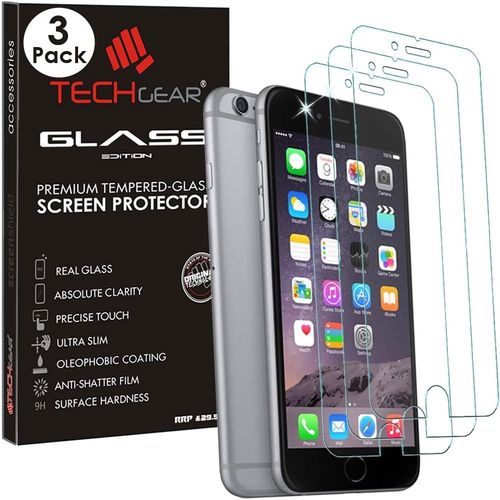 Kal-[3 Pack] Iphone 6s Plus, Iphone 6 Plus Verre, Protecteur D'écran Original En Verre Trempé Compatible Pour Iphone 6s Plus, Iphone 6 Plus (5.5 Pouces) [100% Compatible Touche 3d]