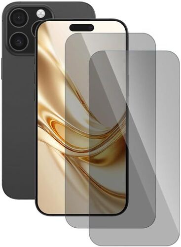 KAL-Lot De 2 Films De Protection D'Écran Pour Iphone 16 Pro Max -En Verre Blindé -Haute Définition -Anti-Espionnage -Anti-Bulles -Anti-Rayures