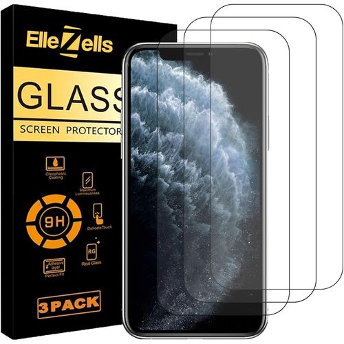 Kal-Lot De 3 Films De Protection D'écran Blindés Pour Iphone 11 Pro Max/Xs Max (6,7"") # Film De Protection D'écran 9h Ultra Transparent Anti-Rayures