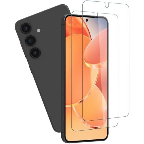 KAL-Lot De 2 Films De Protection D'Écran En Verre Blindé Pour Samsung Galaxy S24 -Facile À Appliquer -Transparent