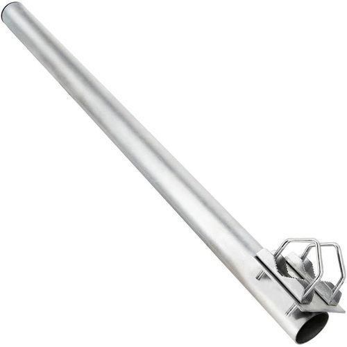 Support de Balcon 40cm Ø 48mm Acier Mât Support de Balustrade pour Parabole Satellite Antenne Satellite Installation Miroir Satellite Extension-également utilisable comme Extension de mât