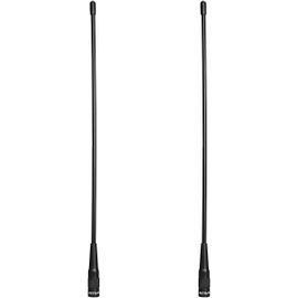RHD771 Talkie Walkie Antenne SMA-M Double Bande VHF/UHF Gain Élevé Compatible avec Talkie Walkie RT1 RT3 RT3S RT81 RT82 RT83 RT87 RT50 Baofeng UV-3R YAESU WOUXUN TYT TONGFA(2 Pcs)