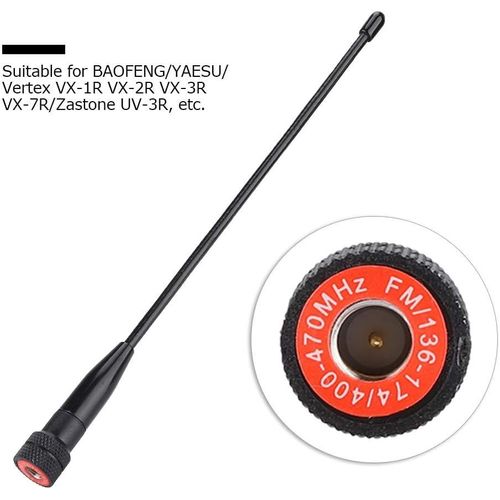 Radio Antenna Walkie Talkie 669C Antenna SMA-M Antenna Dual Band VHF/UHF Male for VX-1R VX-2R VX-3R VX-7R,default
