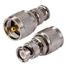 Adaptateur Radio CB PL259 UHF Mâle à BNC Adaptateur Antenne Mâle pour Antenne CB Antenne Ham Radio Talkie-walkie Radio Portable Radio Bidirectionnelle SO 239 Coax Wireless LAN Devices (2 pcs)