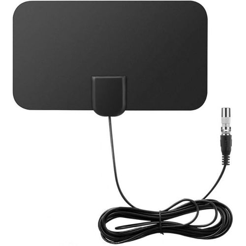 Mini-antenne TV numérique intérieure Amplificateur de Signal 50 Mile F-TV Compatible HDTV 4K
