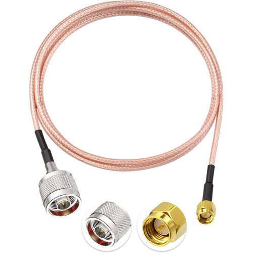 Cable SMA N Antenne 4G Adaptateur SMA à N type Câble SMA RG316 100cm 2 pièces for Antenne 4G Routeur industriel 4G LTE Routeur 4G WiFi Hotspot Système de répéteur cellule mobile