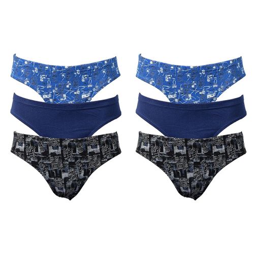 Slips Pour Homme Twinday En Coton Pack De 6 Slips Hs75065