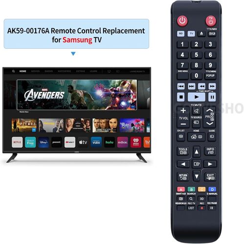 Remplacement pour Lecteur Samsung AK59-00176A Télécommande pour Blu-Ray BD-H8500 BD-H8500/ZF BD-H8500A/XY BD-H8509S/ZG BD-H8900A/XY BD-H8900M/XU BD-H8900N BD-H8900N 9 Ans