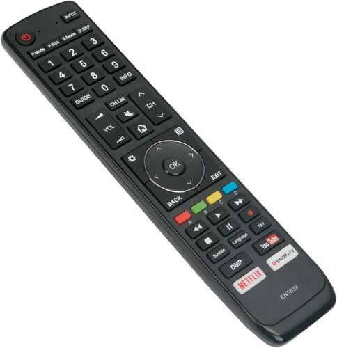 EN3B39 Télécommande remplacée --fit pour téléviseur Hisense N5700 N6600 N5750 série de télécommande A6250 ESA175212-1 H45N5750 EN3AA39H H65NU8700 H43N5700 H50N5900 H49N6600 H75N6800