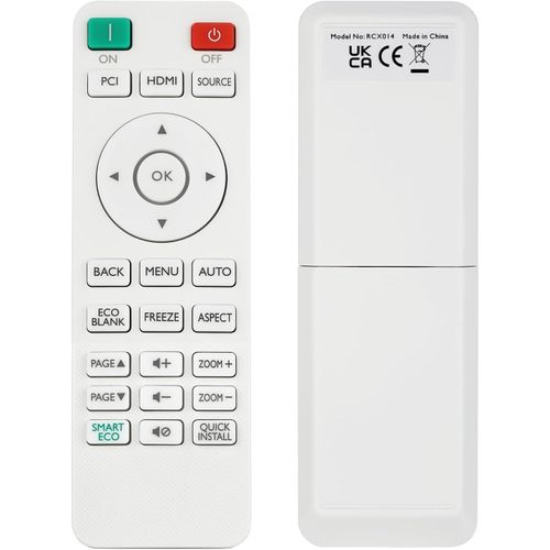 Rcx014 5J.Jgv06.001 Télécommande Pour Benq Mh550 Th550 Mw550 Mw605 Mw612 Mh606 Mh606W Ms550 Ms610 Mu641 Mw605W Mx550 Mx604 Mx604W Mx611 Vidéoprojecteur[APP6190489]