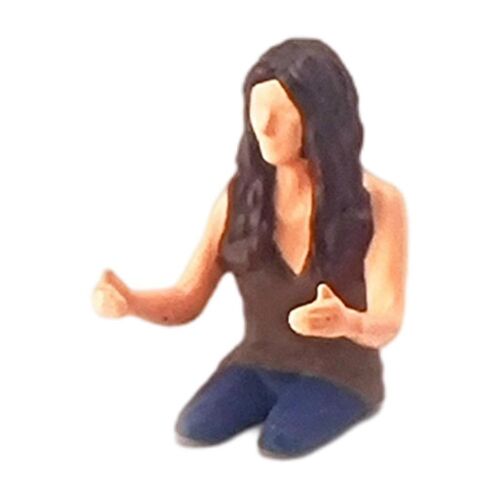 Miniature 1/64 Scale Painted Figure Driver Scene Decor Children Toy S Gauge Jordana