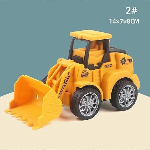 Push to drive car toy vintage classic vehicle engineering model excavator bulldozer children boy toy-changeur de sol