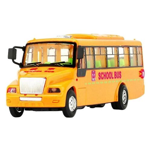 Inertial Bus Toy Pull Back Control for Gift New Year Boys Children Teens-B