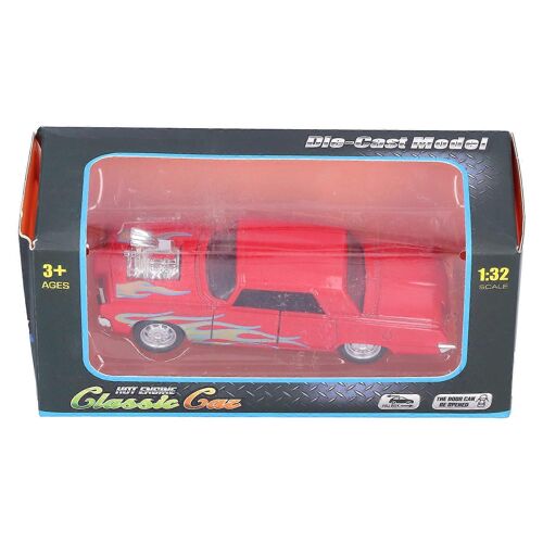 1:32 Battery Powered Children Kids Toddler Alloy Car Toy Simulation PullBack Car Toy(Red )