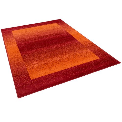 Pergamon Tapis Velours Design Moderne Samba Rouille 160x230 Cm