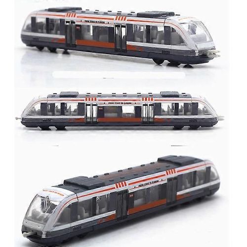Simulation Alloy Metal High Speed Rail Diecast Train Toy Model Educational Toys Boys Children Train Alloy Model Car Toys Gift-Blanc 1 pièce